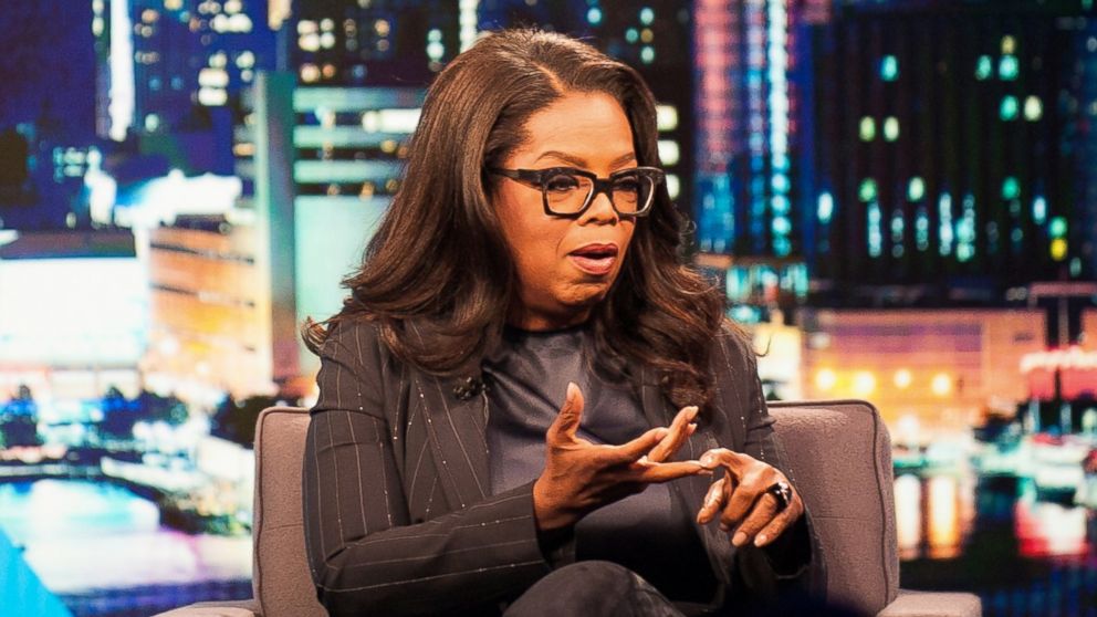 PHOTO: Oprah Winfrey, CEO of Oprah Winfrey Network LLC, speaks during an interview at "The David Rubenstein Show: Peer to Peer Conversations" event in New York, on Dec. 12, 2016. 