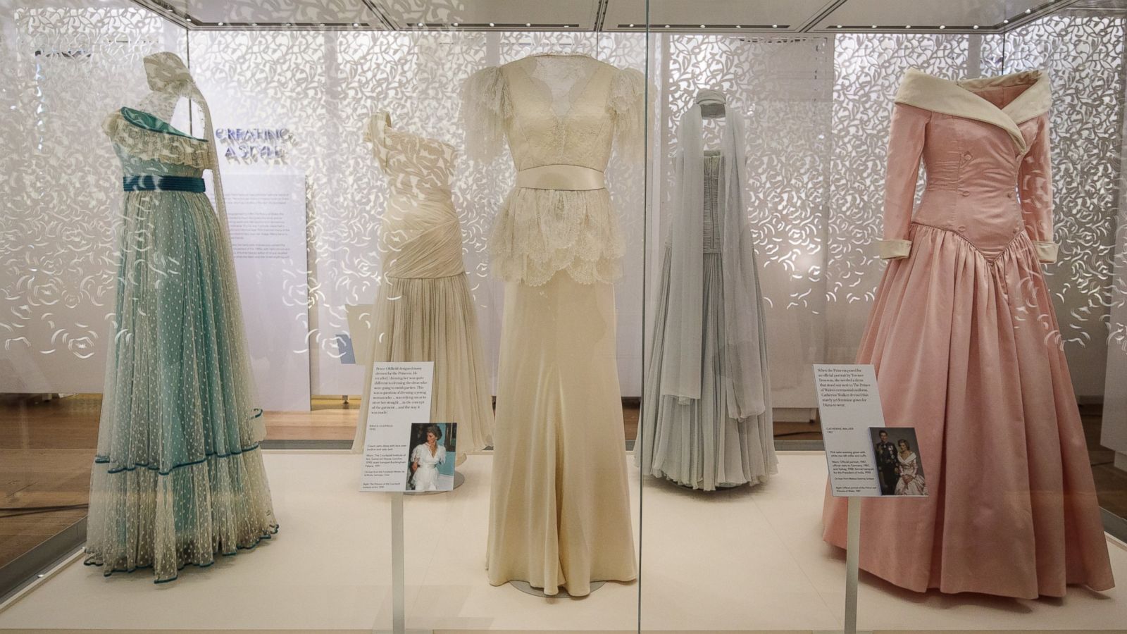 Princess Diana's dresses go on display - Good Morning America