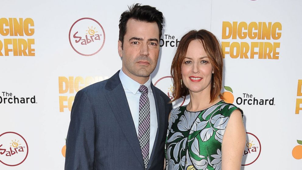 Actor Ron Livingston and actress Rosemarie DeWitt attend the premiere of "Digging For Fire" at ArcLight Cinemas in this Aug. 13, 2015 file photo in Hollywood, California.