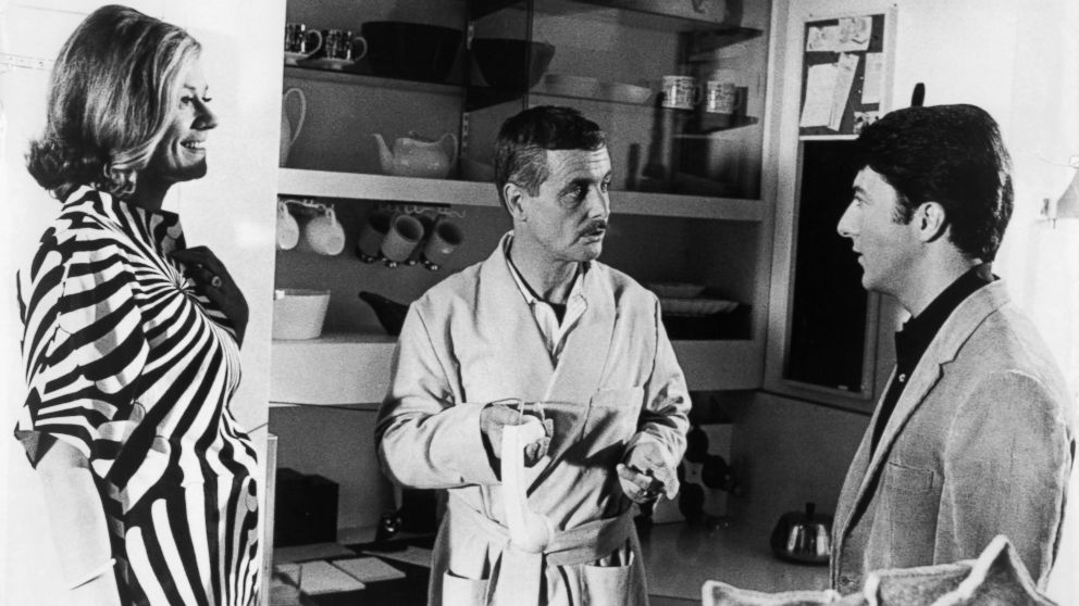 PHOTO: William Daniels played Dustin Hoffman's father in the 1967 film, "The Graduate."