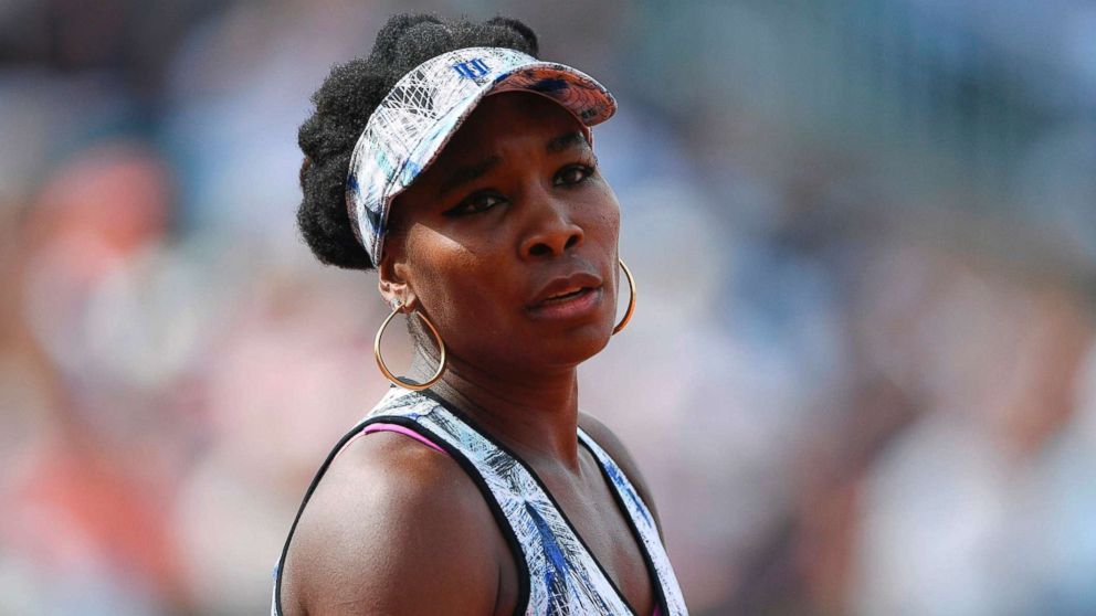 VIDEO: "I'm completely speechless," Venus Williams said when asked about the collision.