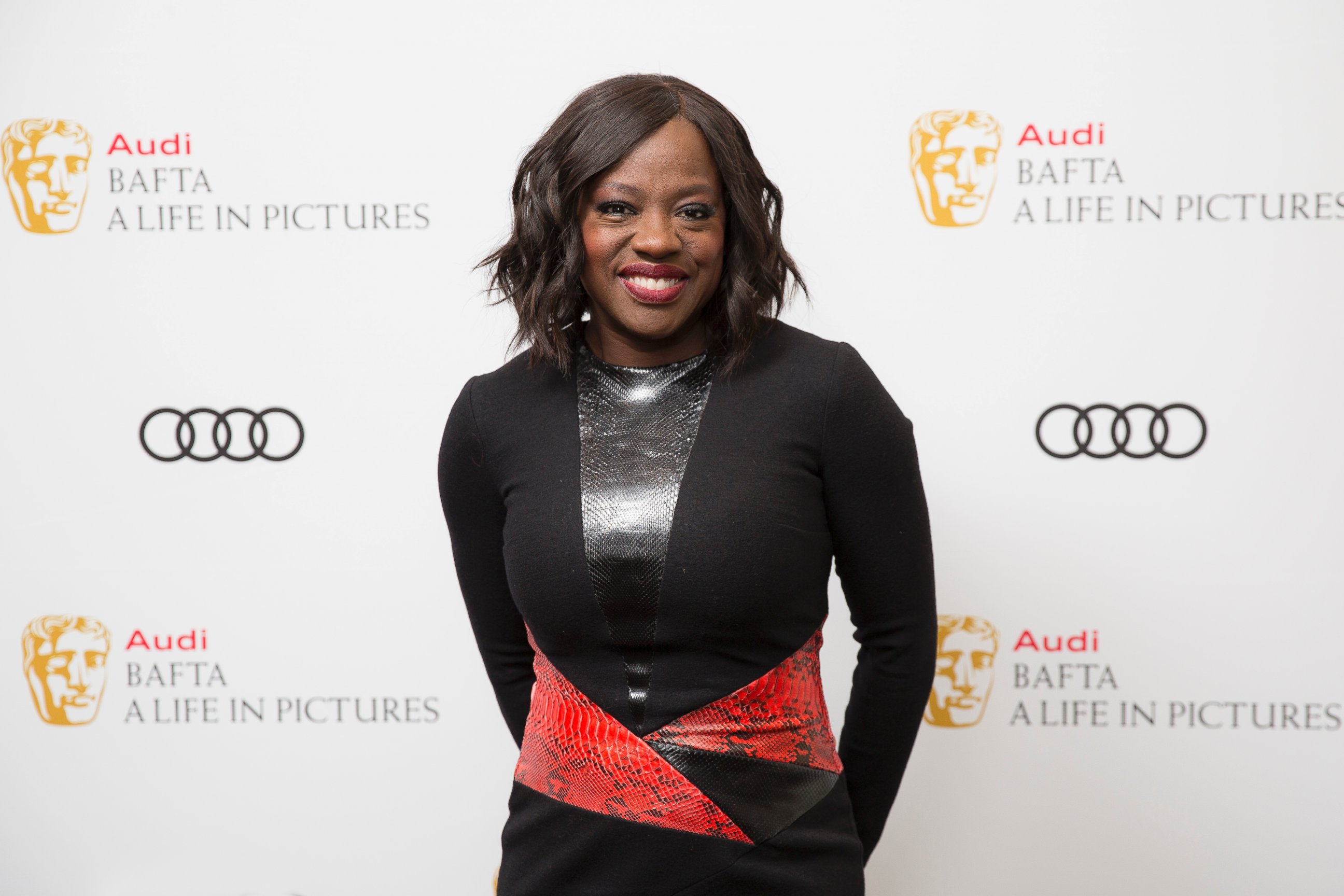 PHOTO: Actress Viola Davis poses for photographers upon arrival at a BAFTA Life in Pictures photo call, at BAFTA headquarters in London, Jan. 15, 2017.
