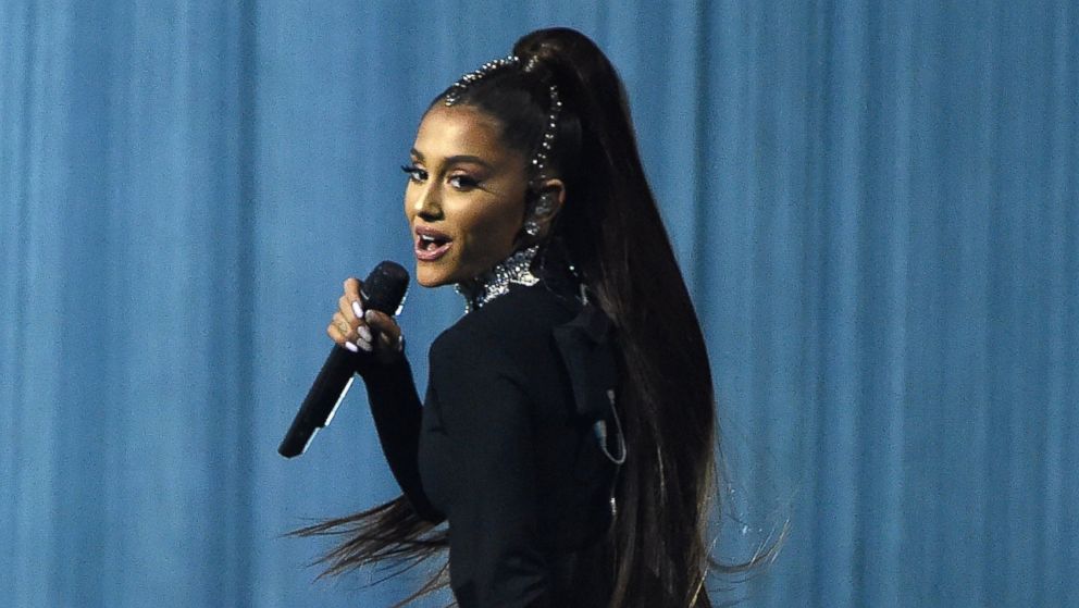 Ariana Grande performs onstage during her "Dangerous Woman" tour at Madison Square Garden, Feb. 23, 2017 in New York City. 