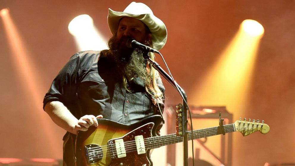 Chris Stapleton performs during the Tortuga Music Festival at the Fort Lauderdale Beach Park, April 8, 2017, in Fort Lauderdale, Florida.