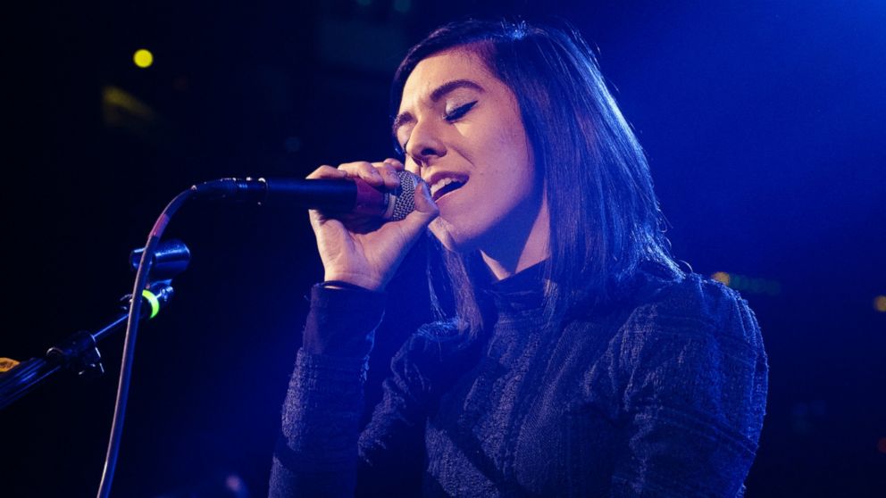 Singer Christina Grimmie performs in concert at Irving Plaza, March 10, 2016, in New York.