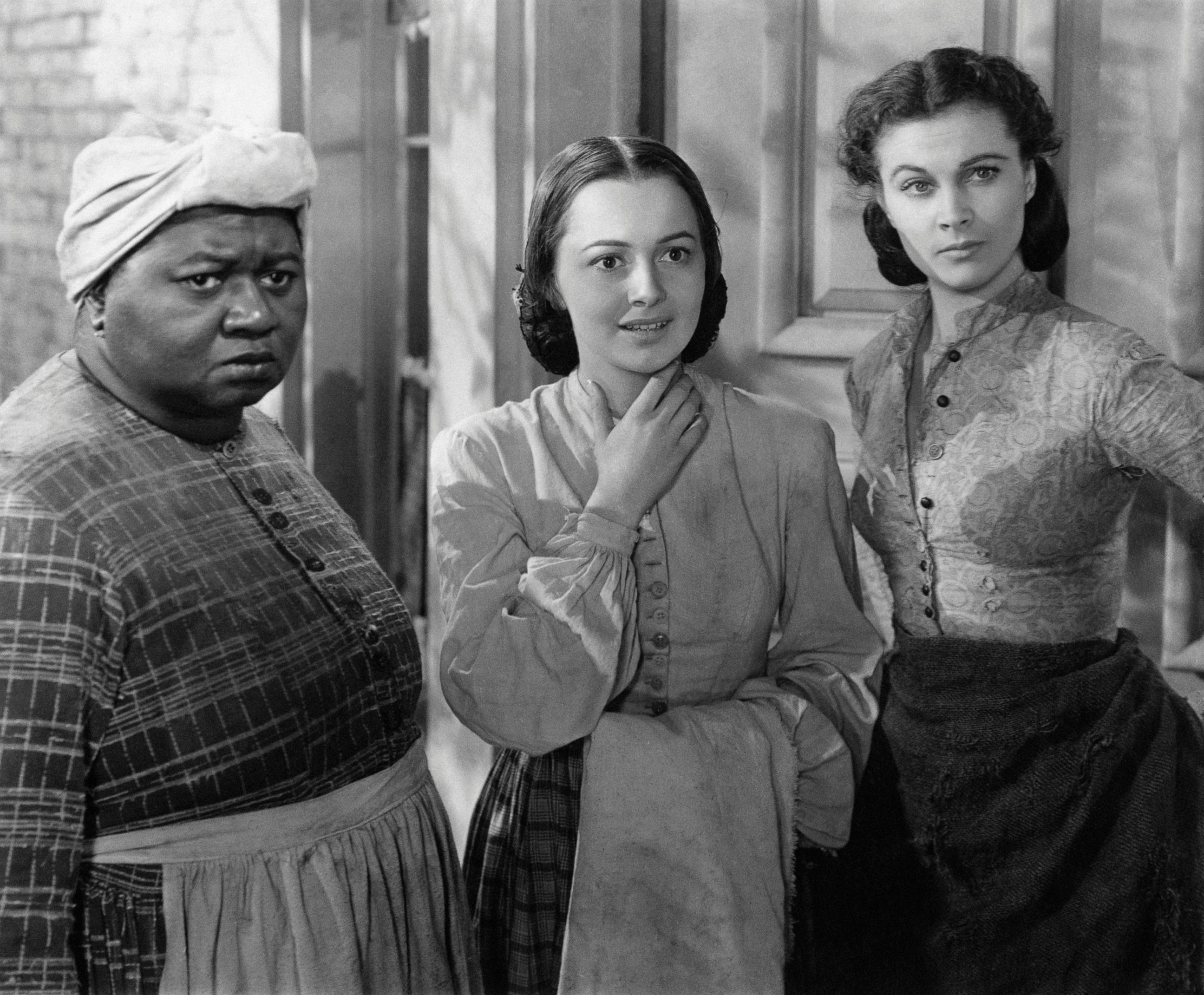 PHOTO: Actresses Vivien Leigh, Olivia De Havilland and Hattie McDaniel play the roles of Scarlett O'Hara, Melanie Hamilton and Mammy respectively in a scene from the 1939 movie "Gone with the Wind."