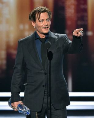 PHOTO: Johnny Depp is seen at the 43rd Annual People's Choice Awards Show in Los Angeles, California, Jan. 18, 2017.