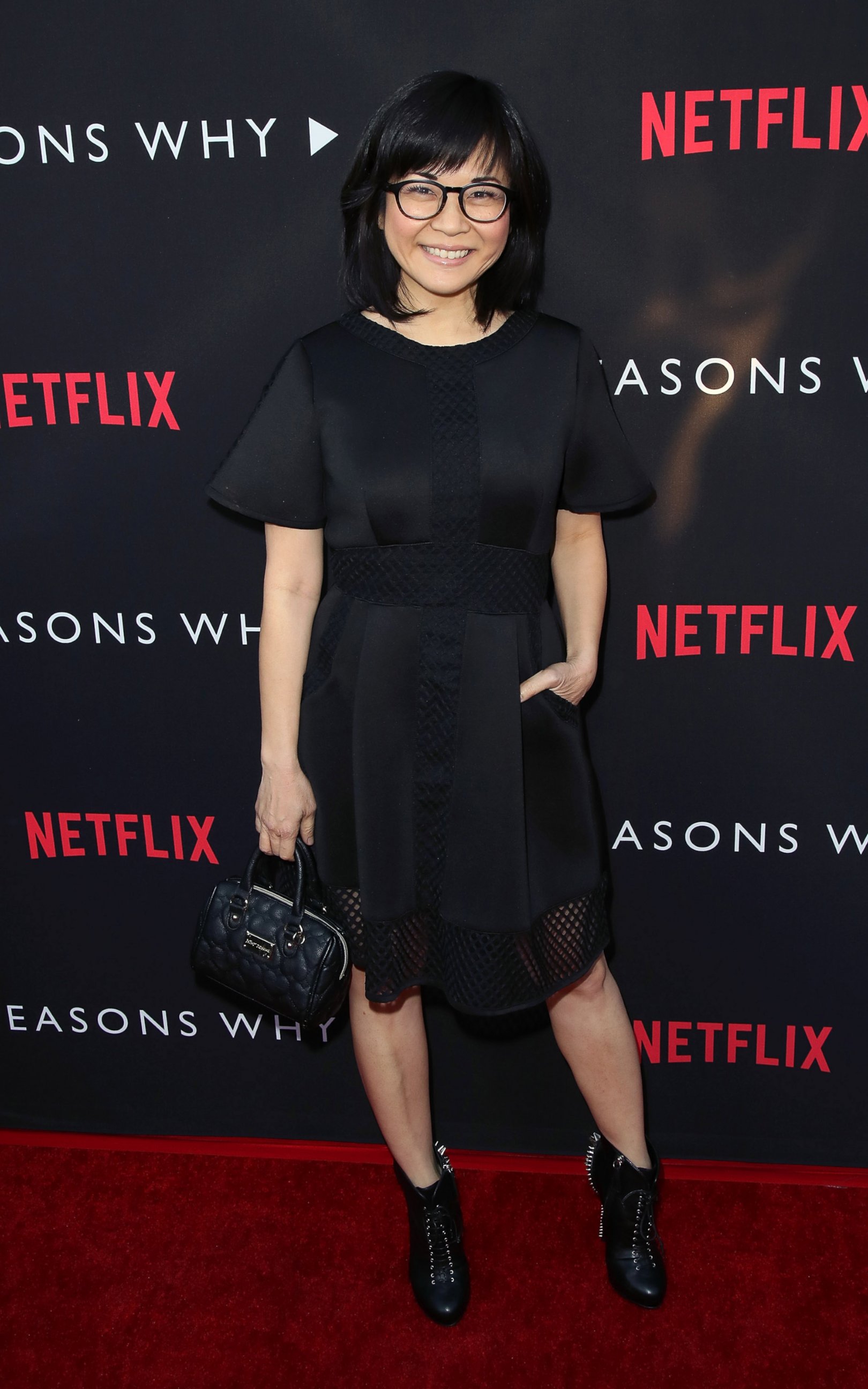 PHOTO: Keiko Agena attends the premiere of Netflix's "13 Reasons Why" at Paramount Pictures, March 30, 2017 in Los Angeles. 