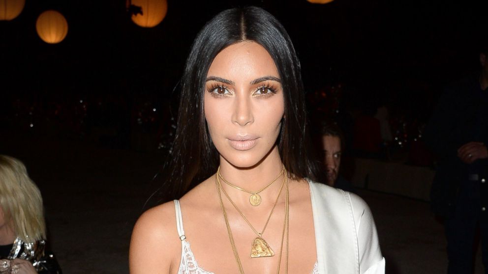 Kim Kardashian attends the Givenchy show as part of the Paris Fashion Week Womenswear Spring/Summer 2017, Oct. 2, 2016, in Paris, France.