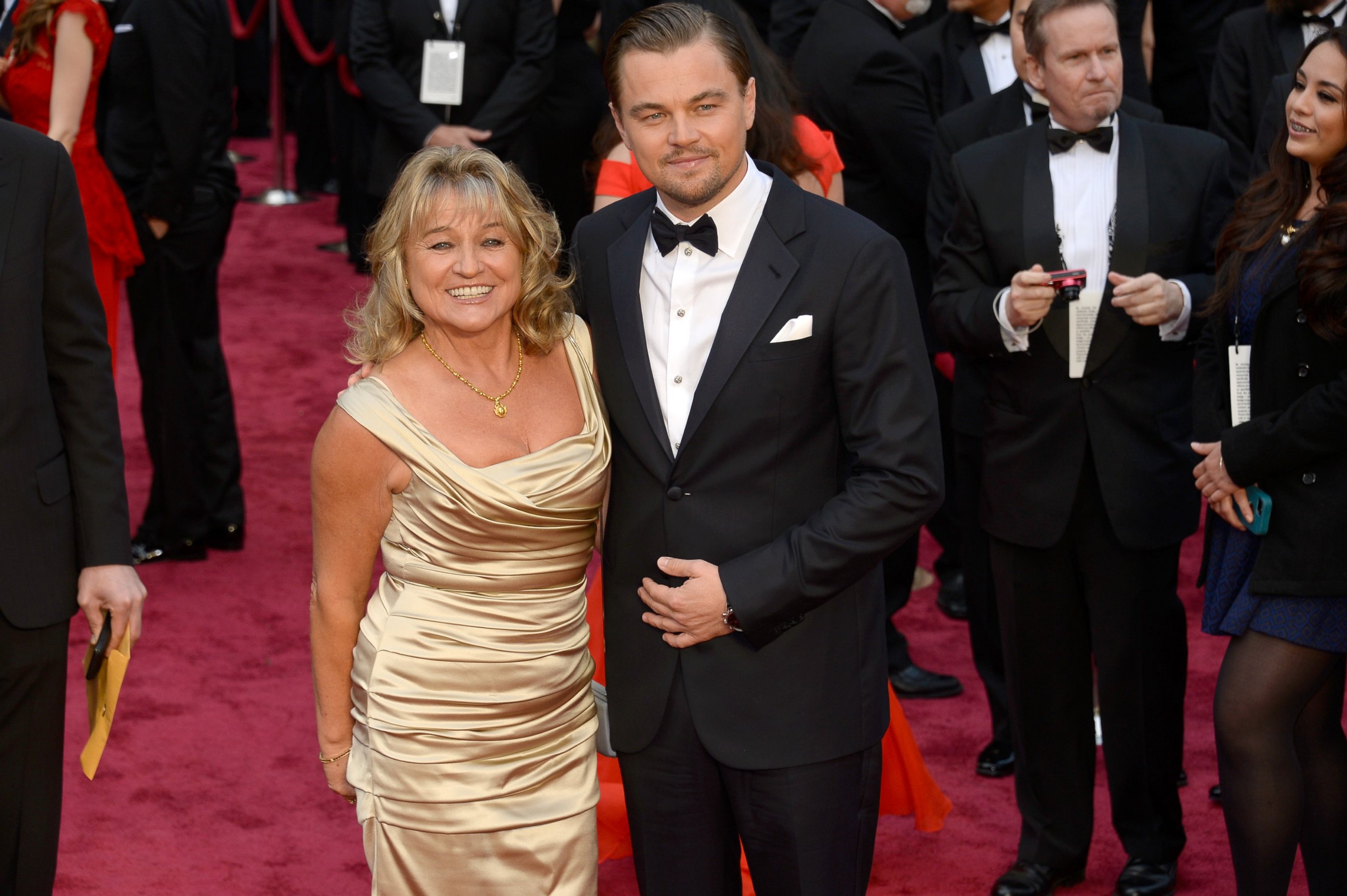 PHOTO: Leonardo DiCaprio and Irmelin Indenbirken attend the Oscars, March 2, 2014 in Hollywood, Calif.