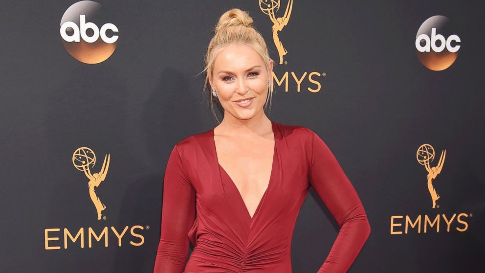 Professional alpine ski racer Lindsey Vonn arrives at the 68th Annual Primetime Emmy Awards at Microsoft Theater, Sept. 18, 2016 in Los Angeles.