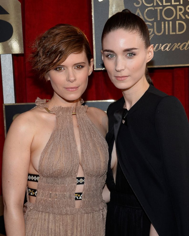 PHOTO: Kate Mara and Rooney Mara attend the 22nd Annual Screen Actors Guild Awards at The Shrine Auditorium, Jan. 30, 2016, in Los Angeles. 