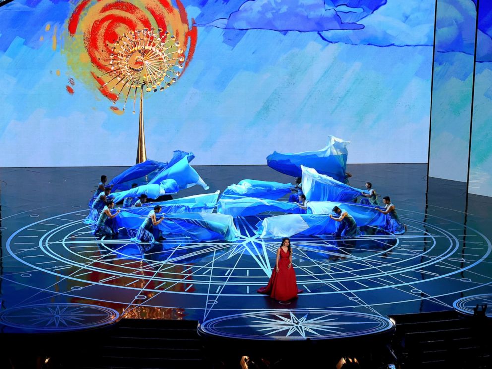 PHOTO: Aulii Cravalho performs onstage during the 89th Annual Academy Awards at Hollywood & Highland Center, Feb. 26, 2017, in Hollywood, California.