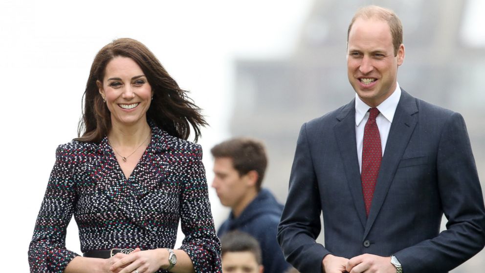 William, 34, and Kate, 35, are on a two-day official visit to the "City of Lights."