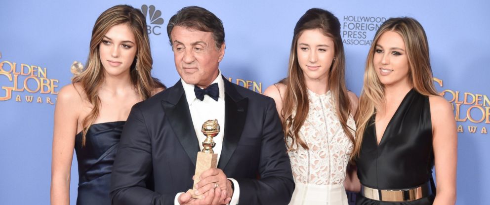 Sylvester Stallones Daughters Named 2017 Miss Golden Globes Abc News 