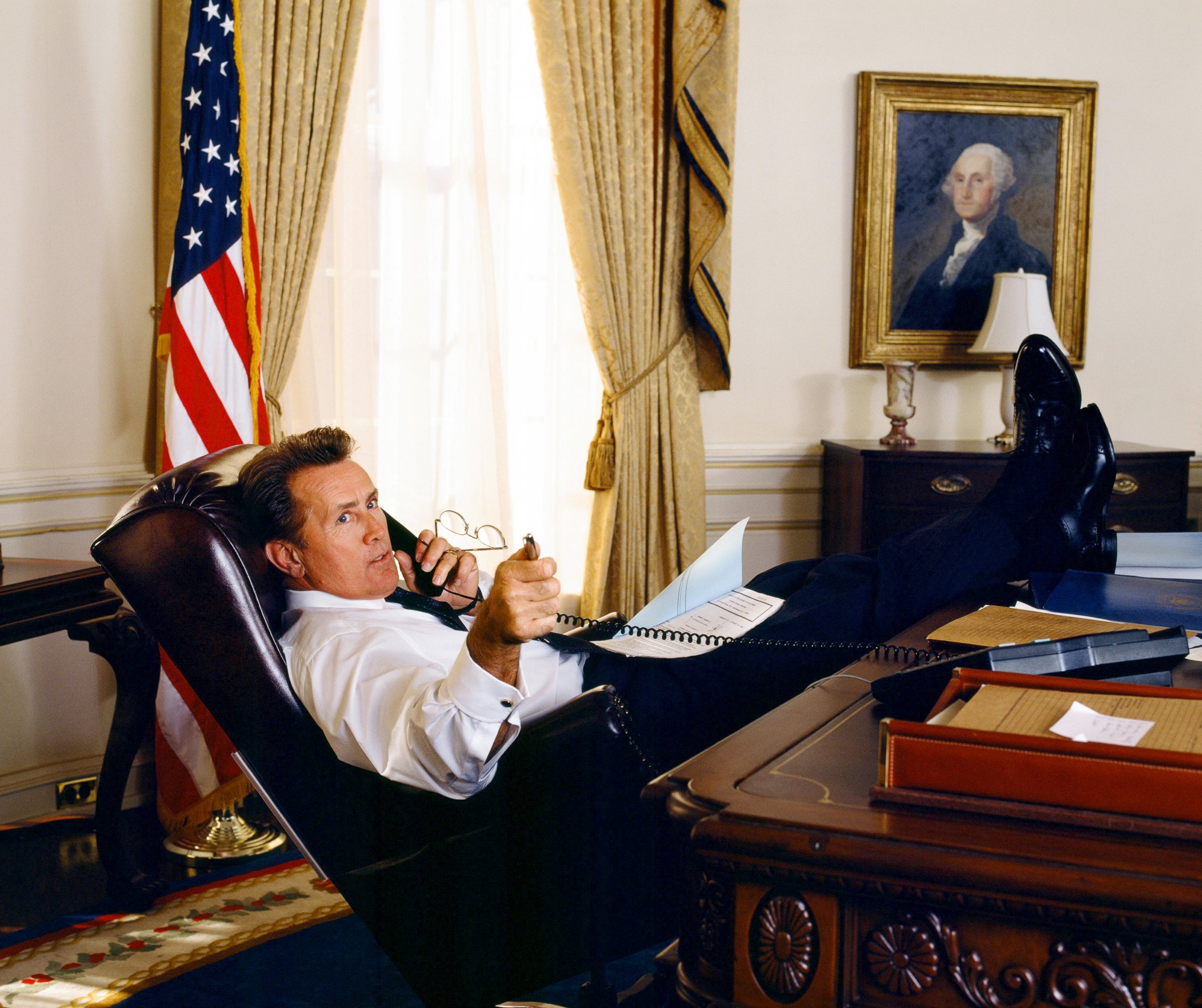 PHOTO: Martin Sheen as President Josiah "Jed" Bartlet in a scene from "The West Wing."