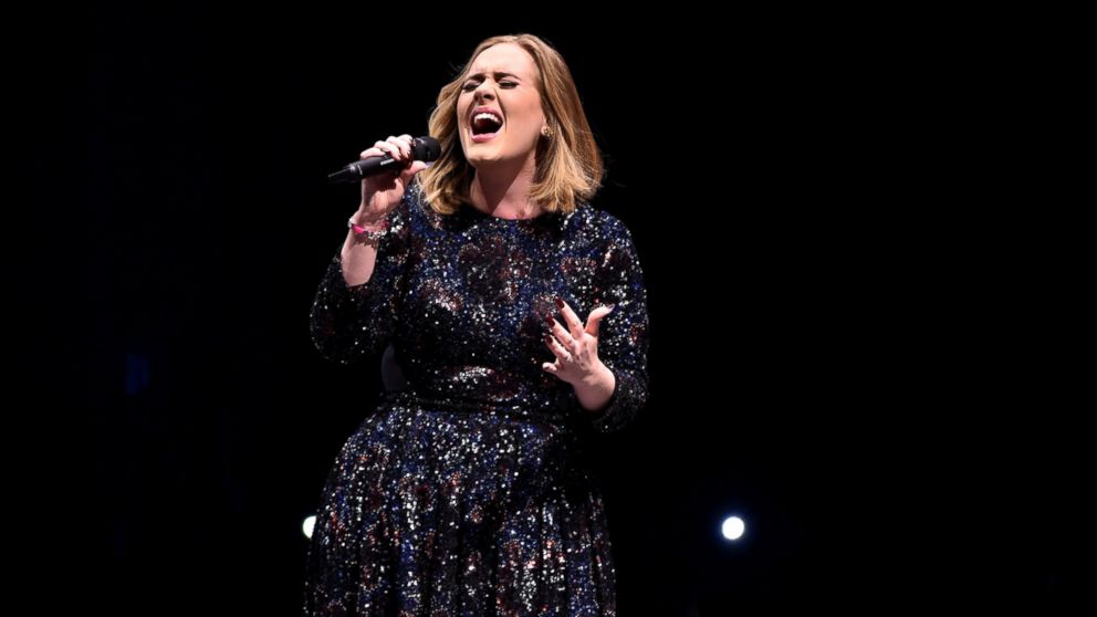 Adele performs at The SSE Hydro on March 25, 2016 in Glasgow, Scotland.  