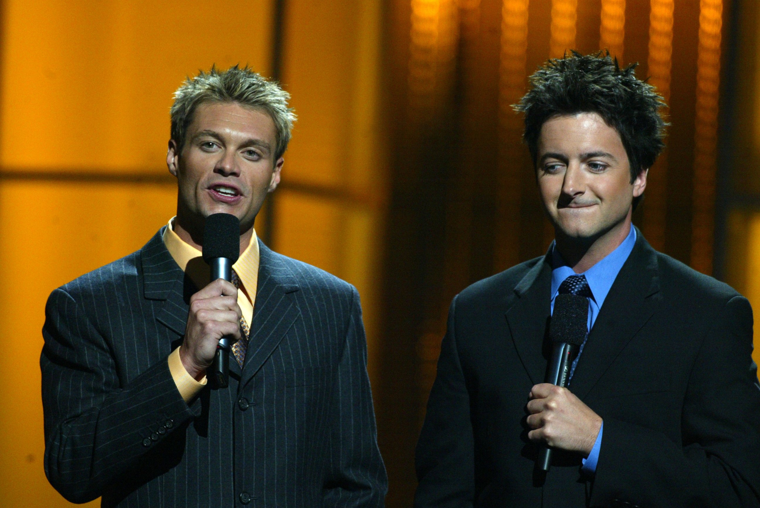 PHOTO: Brian Dunkleman co-hosted season 1 of "America Idol" alongside Ryan Seacrest. 
