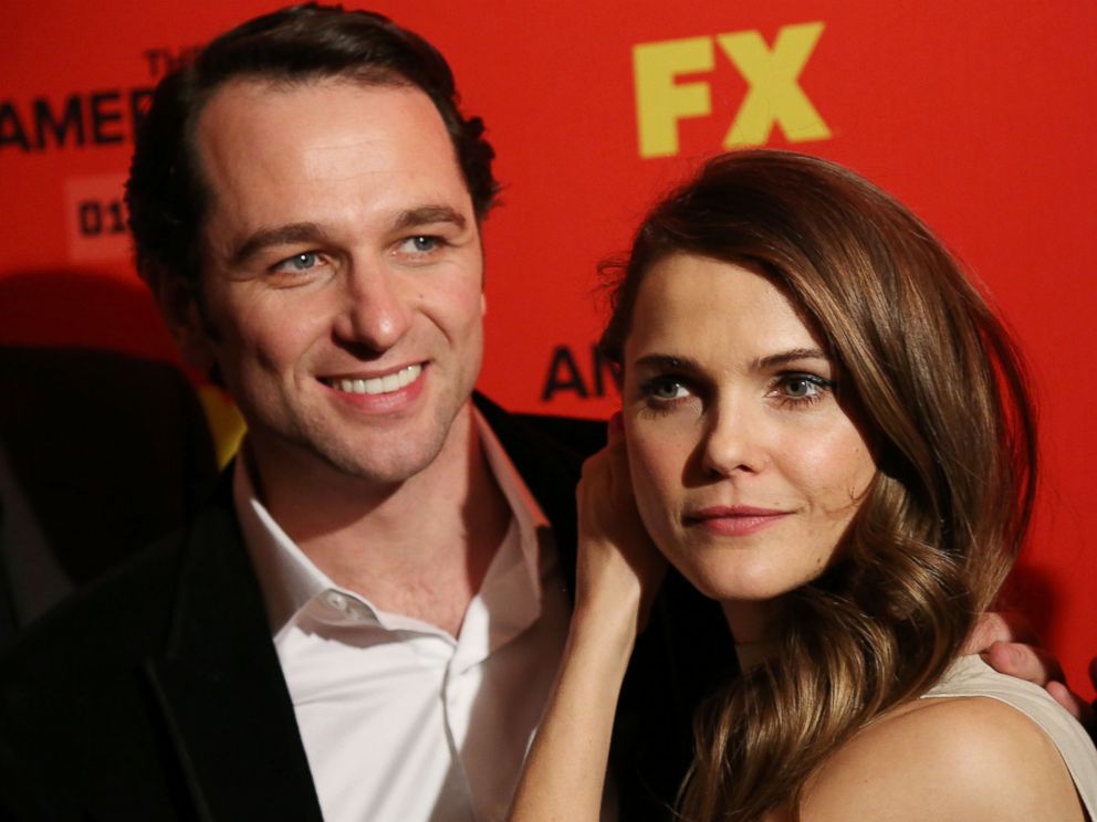 PHOTO: Keri Russell and Matthew Rhys attend FX's 'The Americans' season one premiere at DGA Theater on Jan. 26, 2013 in New York.