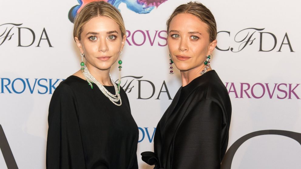 PHOTO: Designers Ashley Olsen ,left, and Mary-Kate Olsen attend the 2014 CFDA fashion awards at Alice Tully Hall, Lincoln Center, June 2, 2014 in New York. 