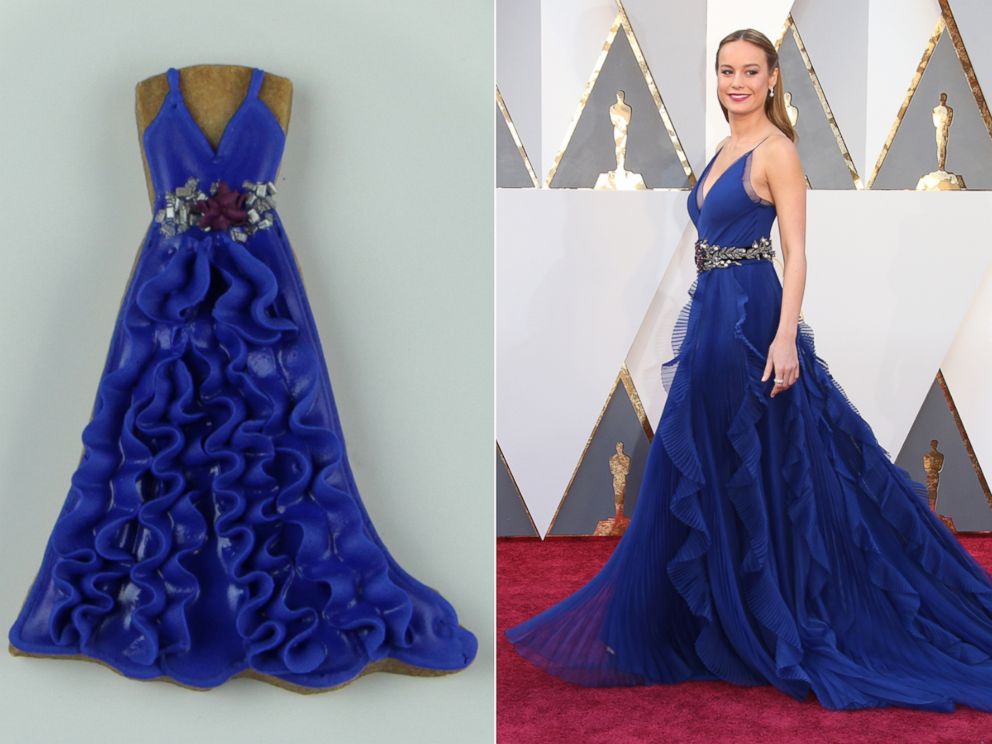 PHOTO: YouTuber turns celeb's Oscar dresses into cookies.