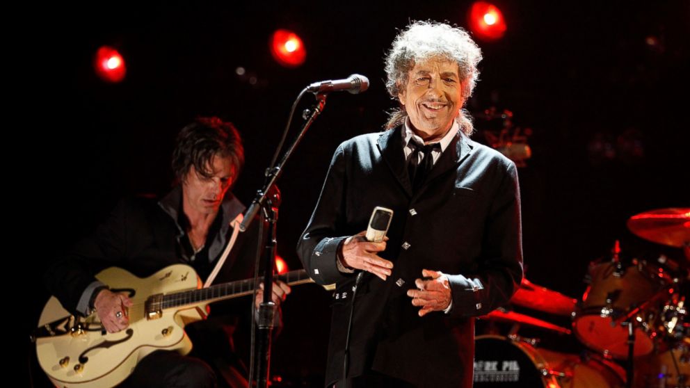 Bob Dylan onstage during the 17th Annual Critics' Choice Movie Awards held at The Hollywood Palladium on Jan. 12, 2012 in Los Angeles.