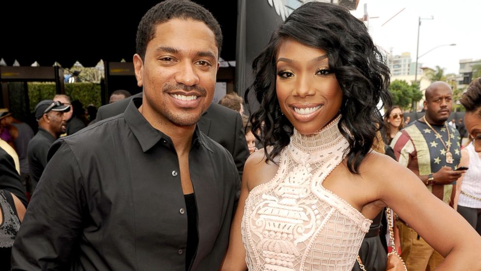 Music executive Ryan Press and singer Brandy attend the Ford Red Carpet at the 2013 BET Awards at Nokia Theatre L.A. Live, June 30, 2013 in Los Angeles.  