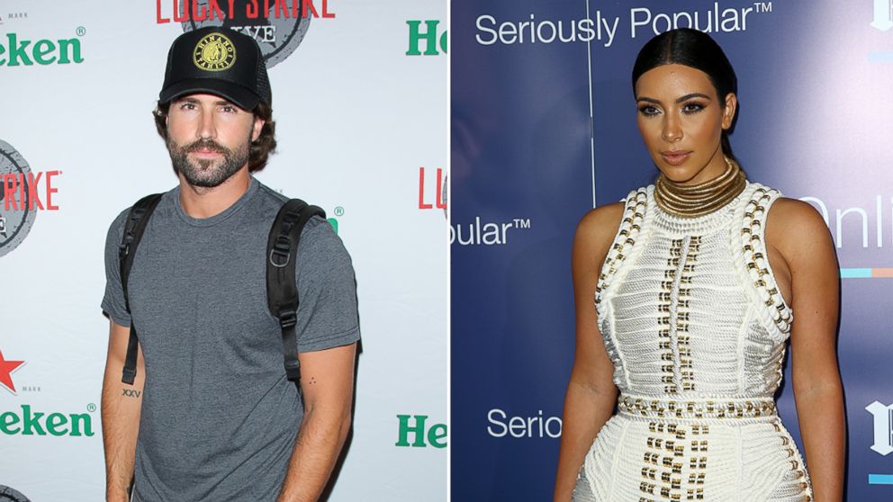 TV Personality Brody Jenner attends the launch of Lucky Strike Live the new live music venue at Lucky Strike bowling alley at Hollywood and Highland, June 25, 2014, in Hollywood, Calif. Right, Kim Kardashian attends the MailOnline Cannes Party, June 18, 2014, in Cannes, France.
