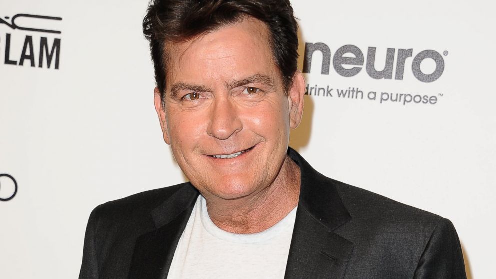Charlie Sheen attends the 24th annual Elton John AIDS Foundation's Oscar viewing party, Feb. 28, 2016, in West Hollywood, Calif.   