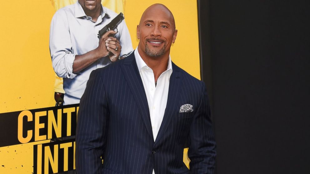 Actor Dwayne Johnson attends the premiere of Warner Bros. Pictures' 'Central Intelligence' at Westwood Village Theatre, June 10, 2016, in Westwood, California.