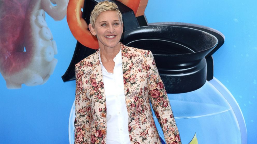 PHOTO: Ellen DeGeneres attends the UK Premiere of "Finding Dory" at Odeon Leicester Square, July 10, 2016, in London.