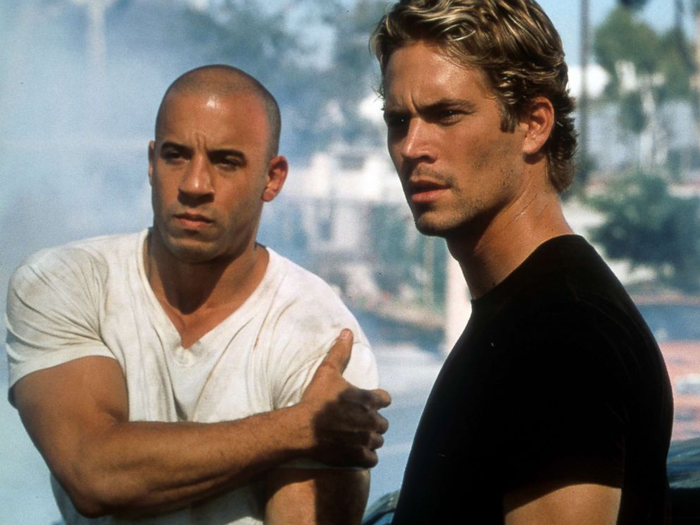 PHOTO: Vin Diesel and Paul Walker in a scene from the film The Fast And The Furious.