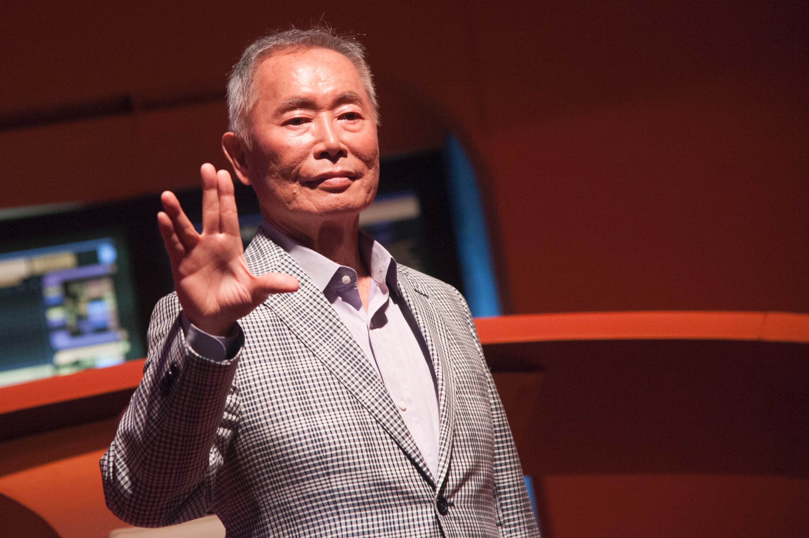 PHOTO: Actor George Takei attends the "Star Trek: The Star Fleet Academy Experience Preview" at Intrepid Sea-Air-Space Museum on June 30, 2016 in New York City. 