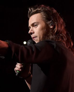 PHOTO: Singer Harry Styles of musical group One Direction performs onstage during 106.1 KISS FM's Jingle Ball 2015 presented by Capital One at American Airlines Center, Dec. 1, 2015, in Dallas, Texas.