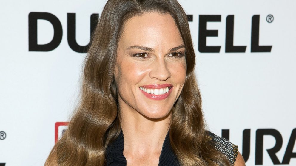 Actress Hillary Swank attends USO's "Comfort Crew for Military Kids" at Times Center,  July 2, 2015 in New York.
