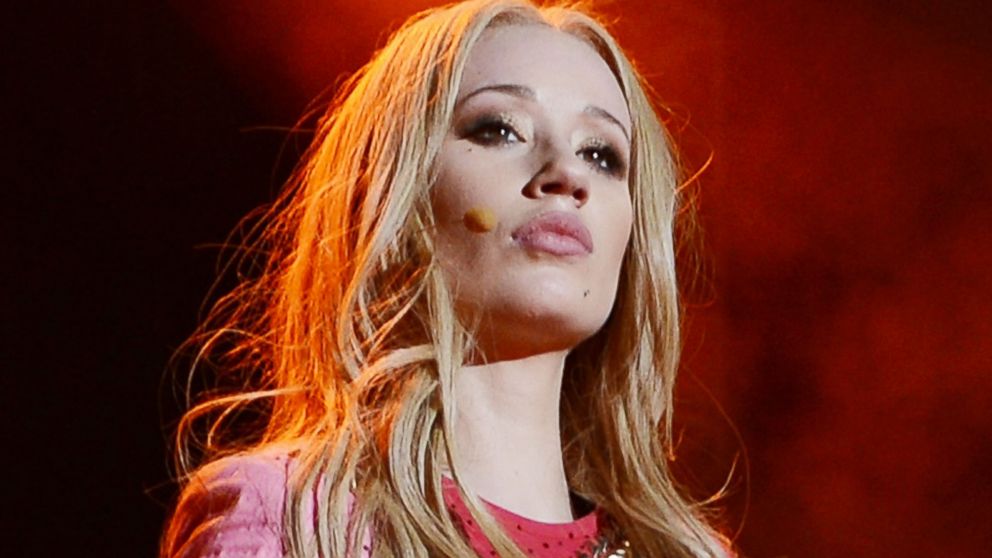 Iggy Azalea performs at Victoria's Secret "PINK Nation Crazy For Campus" bash at University of Nevada, Las Vegas, Oct. 29, 2014, in Las Vegas.