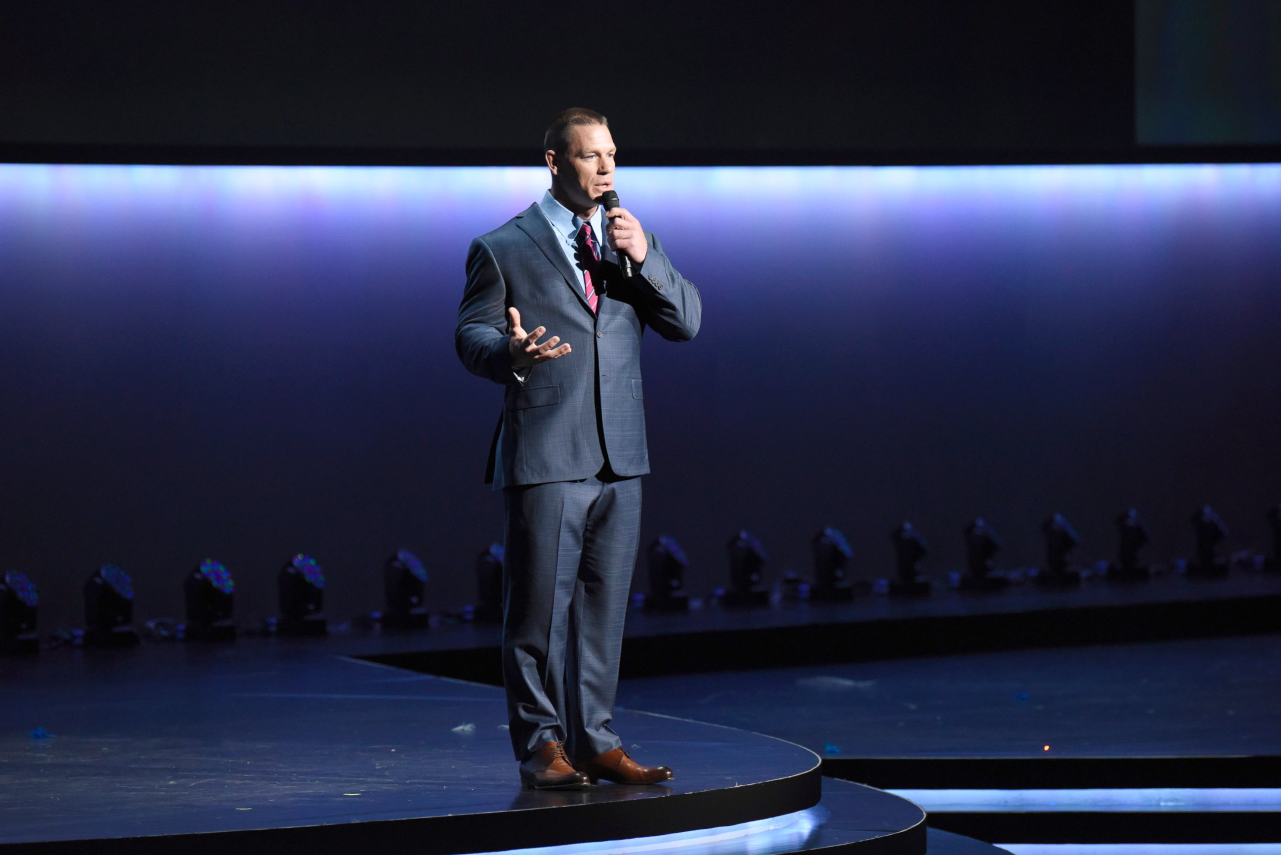 PHOTO: John Cena in "NBCUniversal Upfront" in New York City, May 16, 2016.