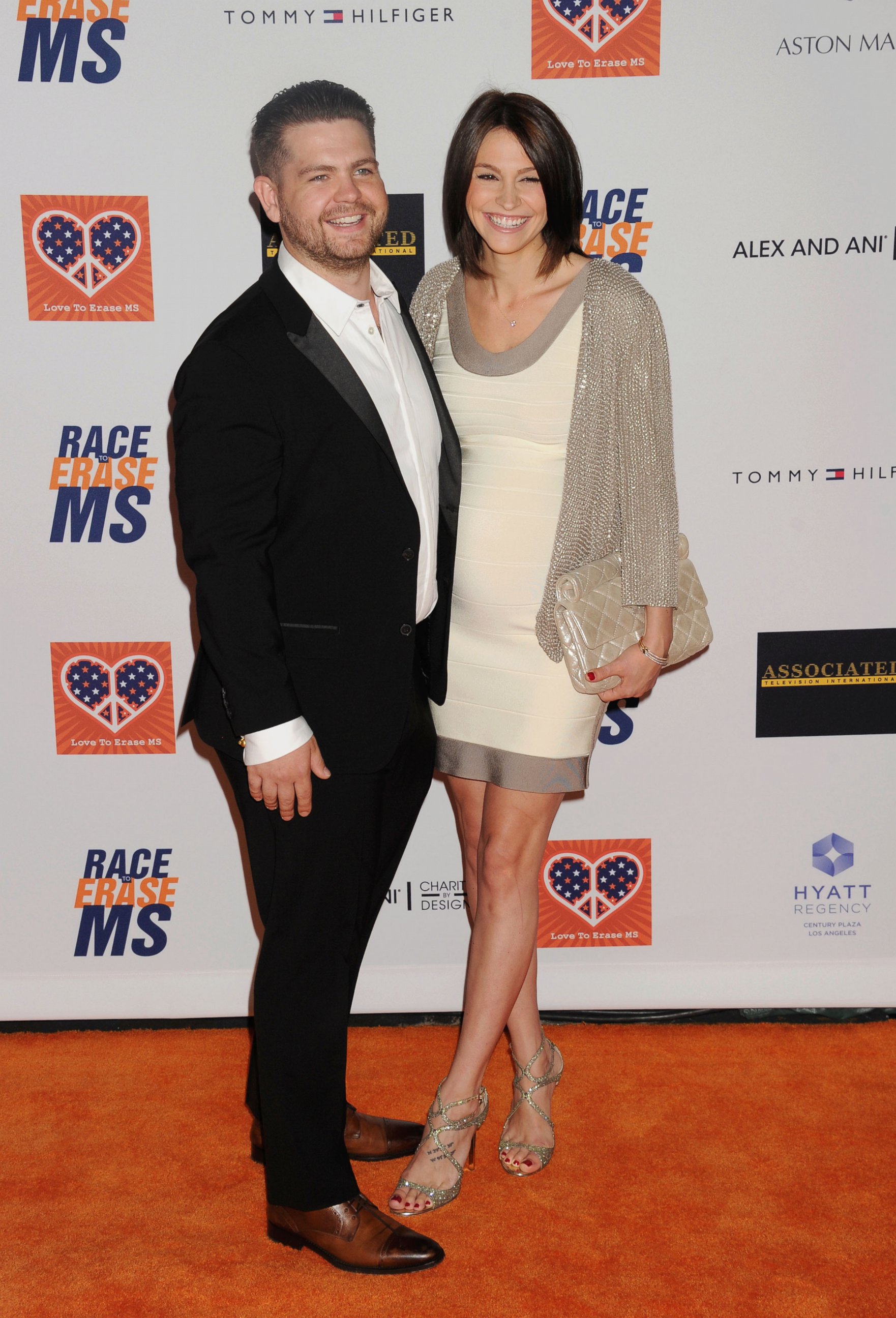 PHOTO: TV personality Jack Osbourne and wife Lisa Osbourne arrive at the 22nd Annual Race To Erase MS at the Hyatt Regency Century Plaza, on April 24, 2015, in Century City, California.