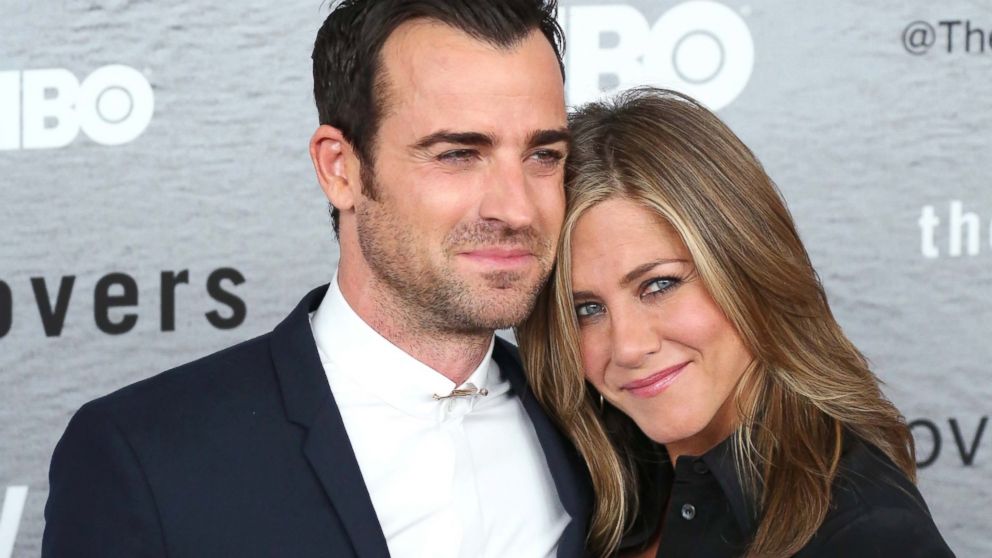 Justin Theroux and Jennifer Aniston  attend "The Leftovers" premiere at NYU Skirball Center on June 23, 2014 in New York City.