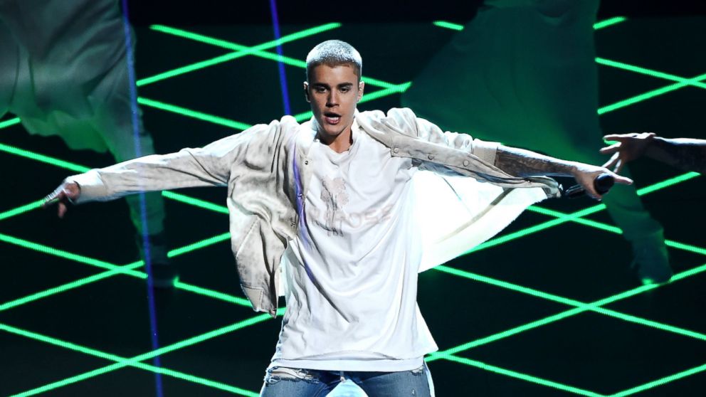 Justin Bieber performs onstage during the 2016 Billboard Music Awards at T-Mobile Arena on May 22, 2016 in Las Vegas.