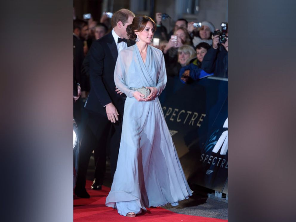 PHOTO: Catherine, Duchess of Cambridge attends the Royal Film Performance of  "Spectre" at the Royal Albert Hall on Oct. 26, 2015 in London.