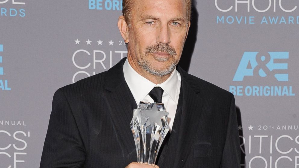Actor Kevin Costner poses in the press room at the 20th Annual Critics' Choice Movie Awards at Hollywood Palladium, Jan. 15, 2015, in Los Angeles.