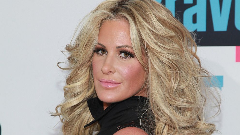 TV personality Kim Zolciak of "Don't be Tardy..." attends the 2013 Bravo Upfront at Pillars 37 Studios, April 3, 2013 in New York.
