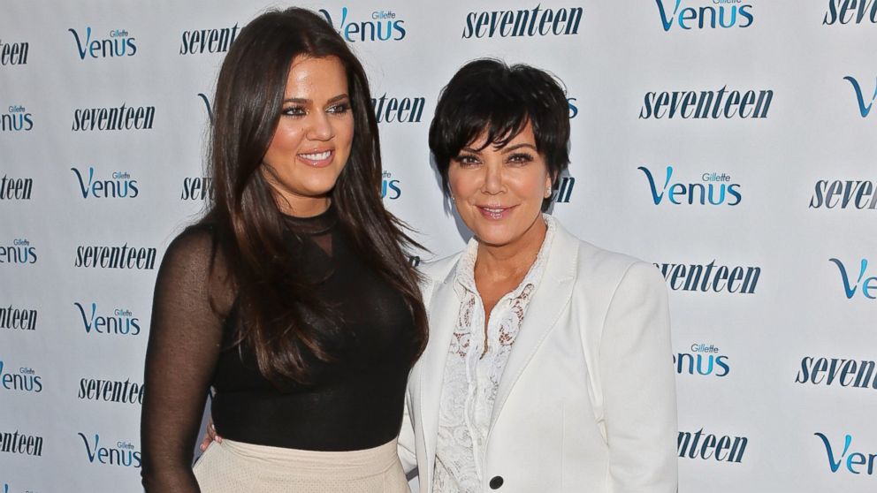 Khloe Kardashian and Kris Jenner attend the Seventeen Magazine Editor-In-Chief Ann Shoket’s poolside party in this August 2, 2012, file photo. 