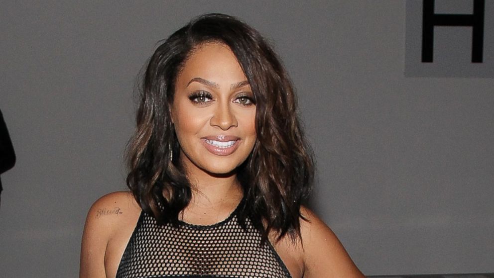 Actress La La Anthony attends Cushnie the Et Ochs show during Spring 2016 MADE Fashion Week at Milk Studios, Sept. 11, 2015, in New York.