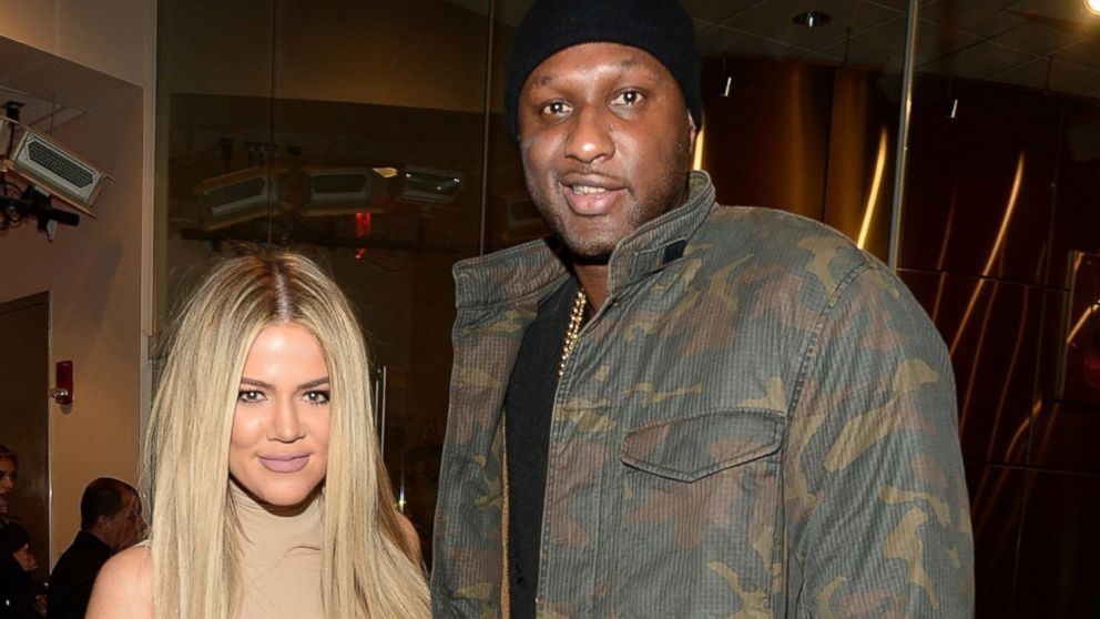 Khloe Kardashian and Lamar Odom attend Kanye West Yeezy Season 3 at Madison Square Garden, Feb. 11, 2016 in New York.