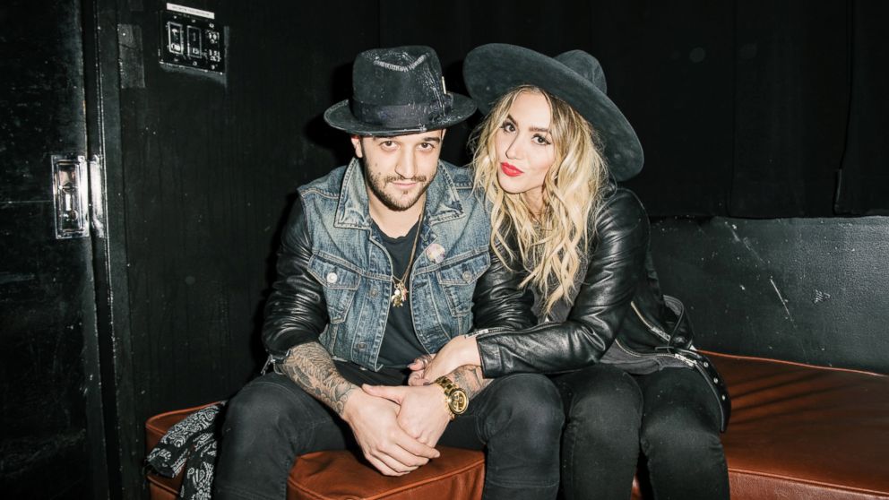 Mark Ballas and BC Jean of 'Alexander Jean' pose for a portrait backstage at The Viper Room on Jan. 8, 2016 in West Hollywood, Calif.