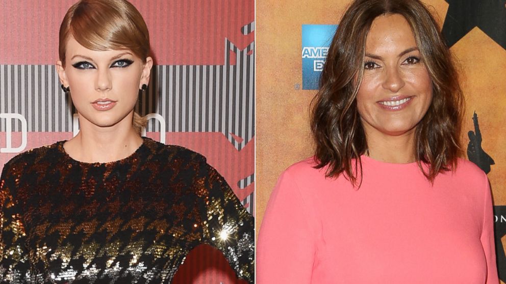 Taylor Swift attends the 2015 MTV Video Music Awards, Aug. 30, 2015 in Los Angeles.Mariska Hargitay attends the 'Hamilton' Broadway Opening Night After Party, Aug. 6, 2015 in New York.