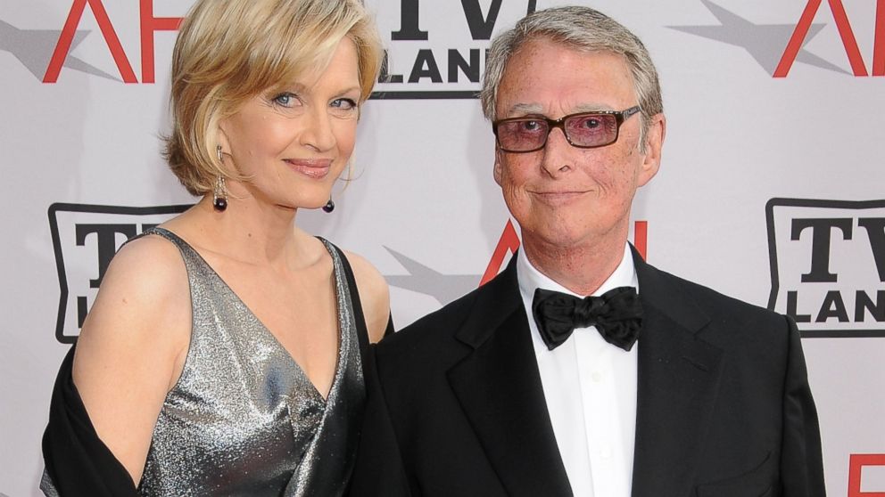 PHOTO: Diane Sawyer and Mike Nichols arrive at "TV Land Presents: The AFI Life Achievement Awards Honoring Mike Nichols," in this June 10, 2010 file photo at Sony Pictures Studios in Culver City, Calif.