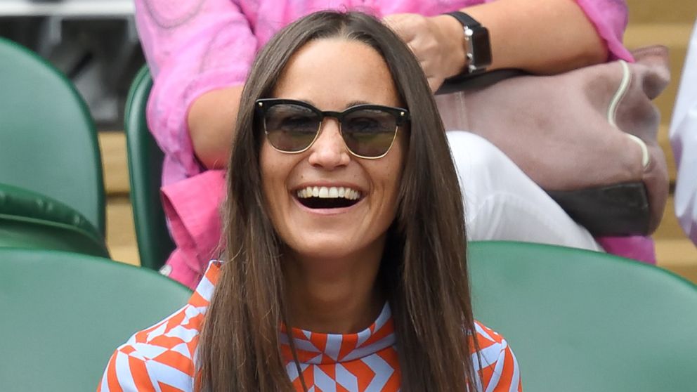 Pippa Middleton attends day eight of the Wimbledon Tennis Championships at Wimbledon on July 4, 2016 in London.